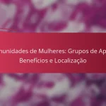 Comunidades de Mulheres: Grupos de Apoio, Benefícios e Localização
