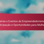 Feiras e Eventos de Empreendedorismo: Participação e Oportunidades para Mulheres