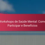 Workshops de Saúde Mental: Como Participar e Benefícios